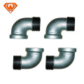 elbow lining plastic malleable iron pipe fittings